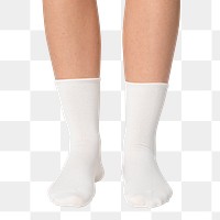 Png white socks mockup apparel studio shoot