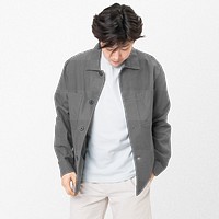 Png simple jacket transparent mockup men&rsquo;s winter apparel shoot
