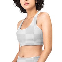 Png sports bra mockup and leggings transparent activewear fashion