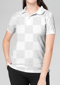 Png polo shirt mockup transparent men’s casual business wear