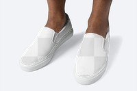 Png canvas sneakers transparent mockup men’s footwear fashion