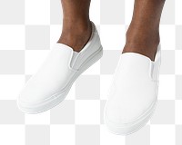 Png canvas sneakers white mockup men&rsquo;s footwear fashion