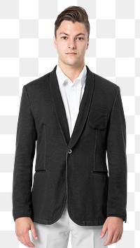 Suit png mockup black men’s formal wear fashion