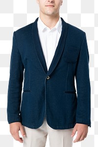 Png navy suit mockup business menswear apparel photoshoot