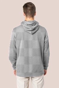 Png hoodie transparent mockup winter fashion studio shoot