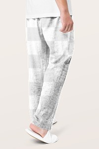 Png lounge pants transparent mockup nightwear studio shot