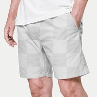 Png shorts mockup transparent men's apparel 