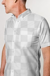 Png long-sleeve shirt mockup closeup