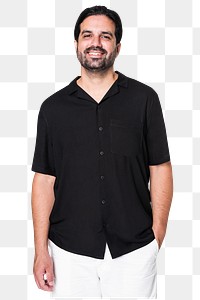 Png long-sleeve shirt mockup on transparent background 