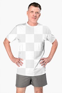 Png t-shirt mockup transparent menswear 