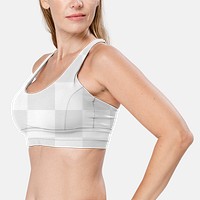 Png sports bra mockup transparent