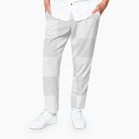 Men&rsquo;s pants mockup png transparent casual apparel