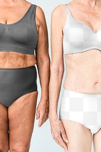 Lingerie png transparent mockup bra and underwear women&rsquo;s size inclusive apparel
