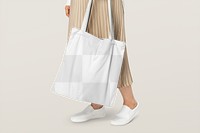 Tote bag png mockup transparent 