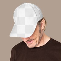 Png transparent cap mockup men&rsquo;s accessory close up 