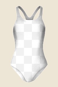 Png transparent one-piece swimsuit mockup women&rsquo;s summer apparel