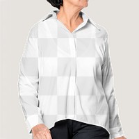 Shirt png transparent mockup women’s apparel close up