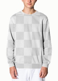 Png transparent sweater mockup youth apparel studio shoot