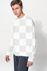 Png transparent sweater mockup teen’s apparel studio shoot