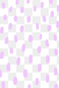 Png purple dots pattern on transparent background in purple