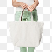 Png canvas tote bag mockup basic apparel shoot