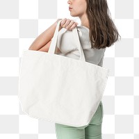 Png canvas tote bag mockup basic apparel shoot