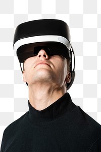 VR headset png mockup entertainment technology