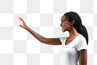 African American woman's hand png