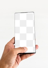 Smartphone png screen mockup innovative future technology