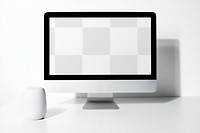 Computer screen png mockup digital device