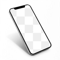 Smartphone png screen mockup innovative future technology