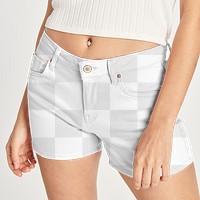 Png women&#39;s shorts white minimal outfit 