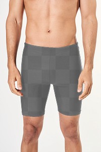 Men's swim jammers png swimwear mockup