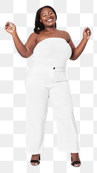 Size inclusive png fashion white basic outfit mockup