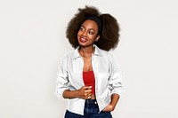 Women's jacket png mockup, fashion & apparel, transparent design