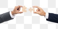 Png Hands holding puzzle mockup business problem solving concept