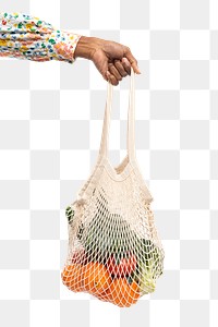 Png Net string bag mockup environmental friendly essential