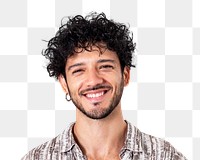 Handsome man png transparent, happy smiling face portrait