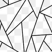 Geometric triangle pattern png background