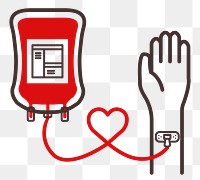 Hand donating blood png health | Premium PNG Sticker - rawpixel