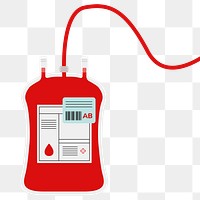 AB type blood bag png red health charity illustration