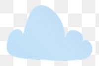 Cloud png sticker, cute weather transparent clipart