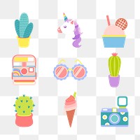 Cute sticker collection