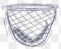 PNG fishing net printmaking transparent