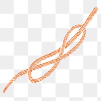 PNG rope linocut on transparent background