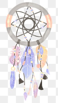 Png pastel bohemian dream catcher