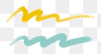 Png cute brush stroke element