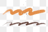 Png glitter brush stroke element