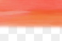 Watercolor png border orange gradient design