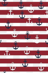 Anchor PNG background, transparent sailor pattern